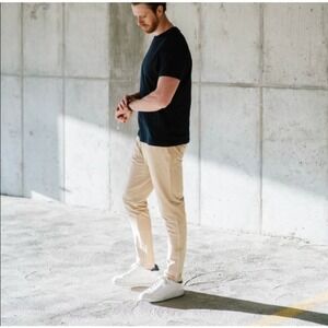 ZYIA Active Men's Khaki Office Chino Stretch Performance Pants, NWT, Siz…